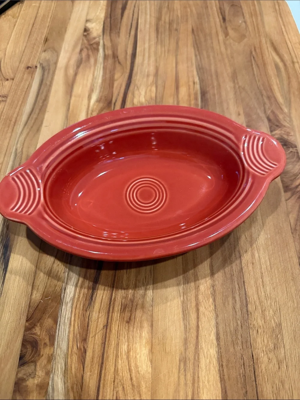 Fiestaware Paprika Individual Casserole - RETIRED color